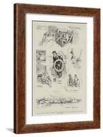 The Race for the America Cup-William Allen Rogers-Framed Giclee Print