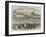 The Race for the Championship of the Thames, Passing the Crabtree-null-Framed Giclee Print