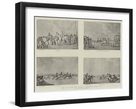 The Race for the Derby a Hundred Years Ago-Thomas Rowlandson-Framed Giclee Print