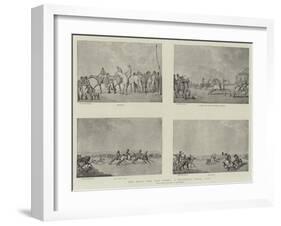 The Race for the Derby a Hundred Years Ago-Thomas Rowlandson-Framed Giclee Print