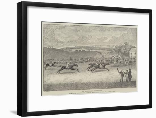 The Race for the Derby in 1791-null-Framed Giclee Print