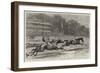 The Race for the Eclipse Stakes of £10,000 at Sandown Park, Bendigo Wins!-null-Framed Giclee Print