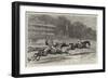 The Race for the Eclipse Stakes of £10,000 at Sandown Park, Bendigo Wins!-null-Framed Giclee Print