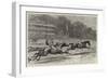 The Race for the Eclipse Stakes of £10,000 at Sandown Park, Bendigo Wins!-null-Framed Giclee Print