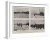 The Race for the Grand National in a Snowstorm, 29 March-null-Framed Giclee Print