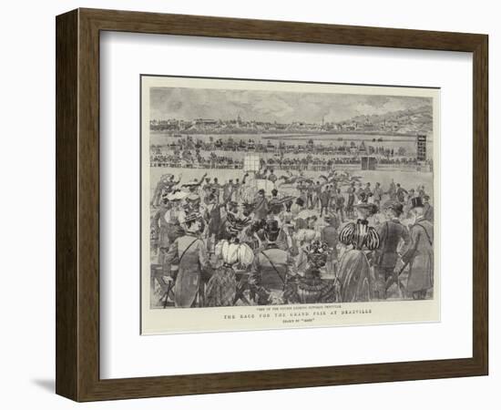 The Race for the Grand Prix at Deauville-null-Framed Giclee Print