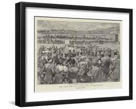 The Race for the Grand Prix at Deauville-null-Framed Giclee Print