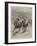 The Race for the St Leger, Defeat of Lord Rosebery's Colt Ladas by Lord Alington's Filly Throstle-Stanley Berkeley-Framed Giclee Print