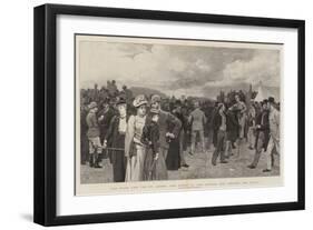 The Race for the St Leger, the Scene on the Course Just before the Start-Charles Green-Framed Giclee Print