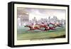 The Race for the Welter Stakes-Henry Thomas Alken-Framed Stretched Canvas