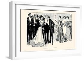 The Race Is Not Always To the Beautiful-Charles Dana Gibson-Framed Art Print