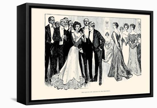 The Race Is Not Always To the Beautiful-Charles Dana Gibson-Framed Stretched Canvas