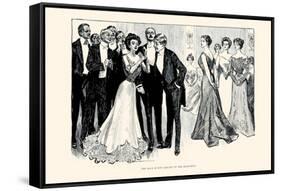 The Race Is Not Always To the Beautiful-Charles Dana Gibson-Framed Stretched Canvas