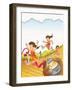 The Race - Jack & Jill-Merril Rainey-Framed Premium Giclee Print