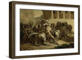 The Race of the Riderless Horses, 1817-Theodore Gericault-Framed Giclee Print