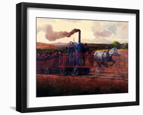 The Race of Tom Thumb-Herbert Stitt-Framed Giclee Print