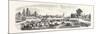 The Racecourse of Chalons-Sur-Marne, France. 1855-null-Mounted Giclee Print