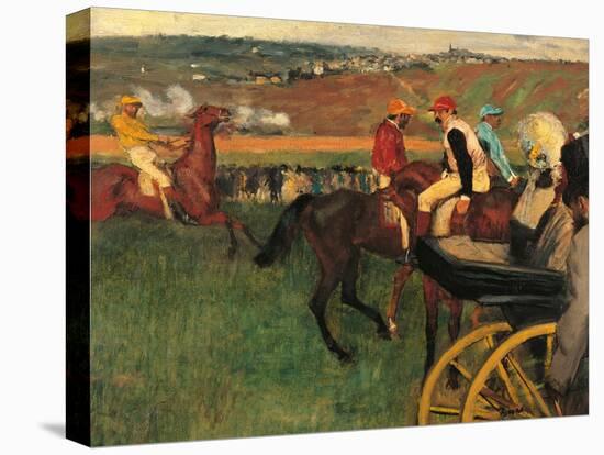 The Racecourse-Edgar Degas-Stretched Canvas