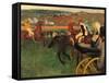 The Racecourse-Edgar Degas-Framed Stretched Canvas