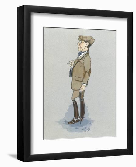 The Racegoer-Simon Dyer-Framed Premium Giclee Print