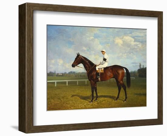 The Racehorse, 'Northeast' with Jockey Up-Emil Adam-Framed Giclee Print