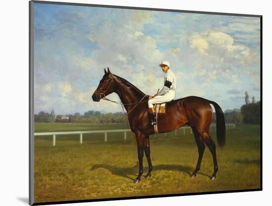 The Racehorse, 'Northeast' with Jockey Up-Emil Adam-Mounted Giclee Print