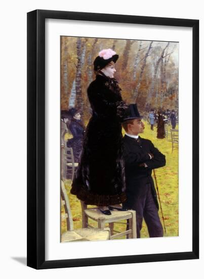 The Races at Auteuil-Giuseppe De Nittis-Framed Giclee Print