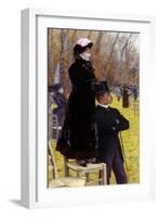 The Races at Auteuil-Giuseppe De Nittis-Framed Giclee Print