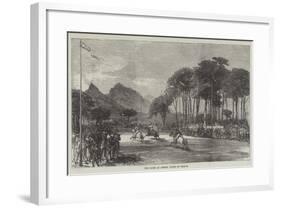 The Races at Cannes, South of France-null-Framed Giclee Print