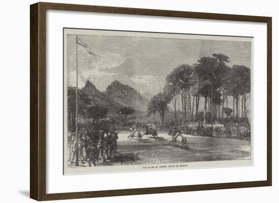 The Races at Cannes, South of France-null-Framed Giclee Print