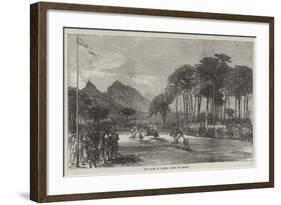 The Races at Cannes, South of France-null-Framed Giclee Print