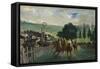 The Races at Longchamp, 1866-Edouard Manet-Framed Stretched Canvas