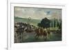 The Races at Longchamp, 1866-Edouard Manet-Framed Giclee Print