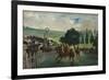 The Races at Longchamp, 1866-Edouard Manet-Framed Giclee Print