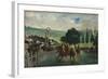 The Races at Longchamp, 1866-Edouard Manet-Framed Giclee Print