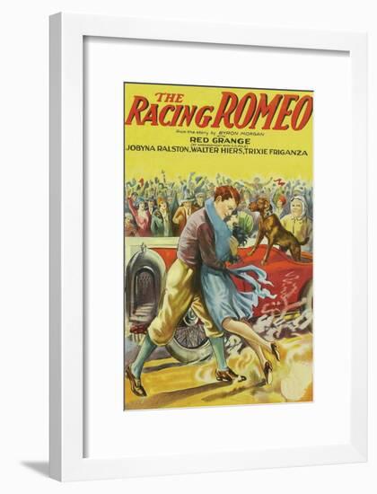 The Racing Romeo-null-Framed Art Print