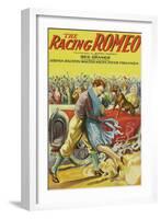 The Racing Romeo-null-Framed Art Print