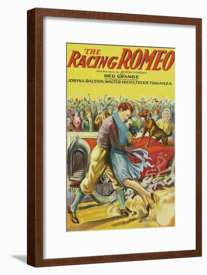 The Racing Romeo-null-Framed Art Print