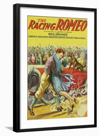 The Racing Romeo-null-Framed Art Print