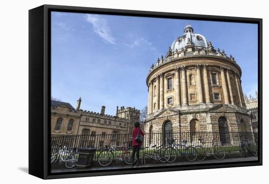 The Radcliffe Camera, Oxford, Oxfordshire, England, United Kingdom, Europe-Charlie Harding-Framed Stretched Canvas