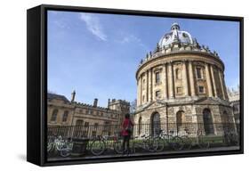 The Radcliffe Camera, Oxford, Oxfordshire, England, United Kingdom, Europe-Charlie Harding-Framed Stretched Canvas