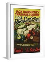 The Radio Detective-null-Framed Art Print