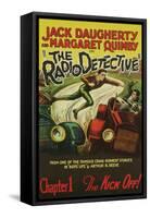 The Radio Detective-null-Framed Stretched Canvas