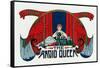 The Radio Queen Brand Cigar Box Label-Lantern Press-Framed Stretched Canvas