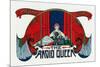 The Radio Queen Brand Cigar Box Label-Lantern Press-Mounted Premium Giclee Print