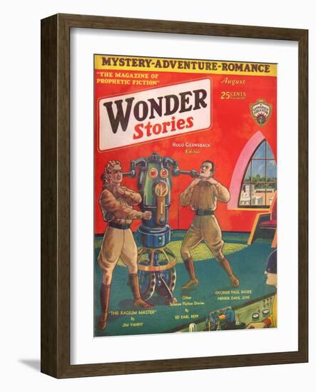 The Radium Master-Frank R Paul-Framed Art Print