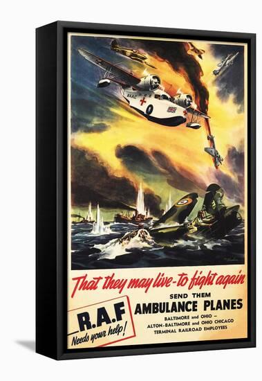 The Raf Needs Your Help!-null-Framed Stretched Canvas