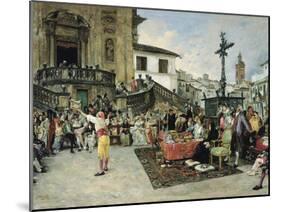 The Raffle of the Saint-Jose Jimenez aranda-Mounted Art Print