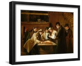 The Raffle (Raffling for the Goose), 1837-William Sidney Mount-Framed Giclee Print