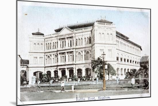 The Raffles Hotel in Singapore-null-Mounted Giclee Print